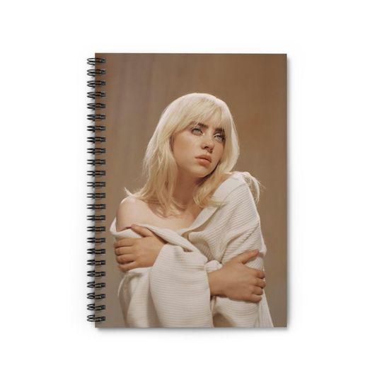 Billie Eilish Spiral Notebook - Ruled Line