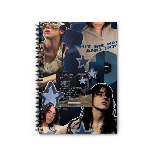 Billie Eilish Spiral Notebook - Ruled Line