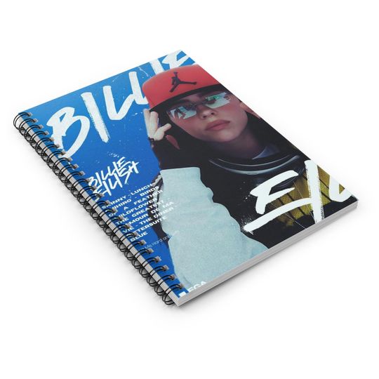 Billie Eilish Spiral Notebook - Ruled Line