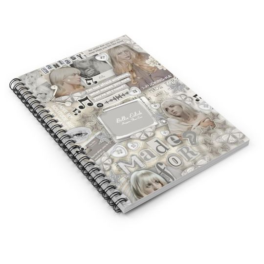 Billie Eilish Spiral Notebook - Ruled Line