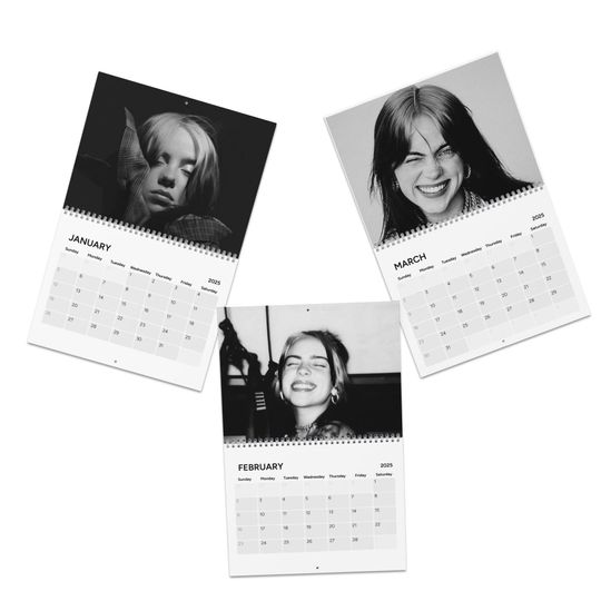 Billie Eilish Calendar 2025