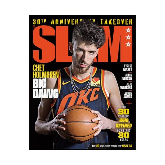 Chet Holmgren OKC Thunder Slam Cover Poster