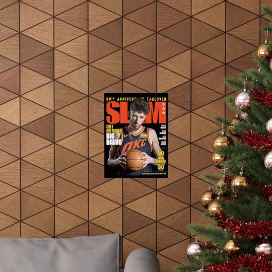 Chet Holmgren OKC Thunder Slam Cover Poster