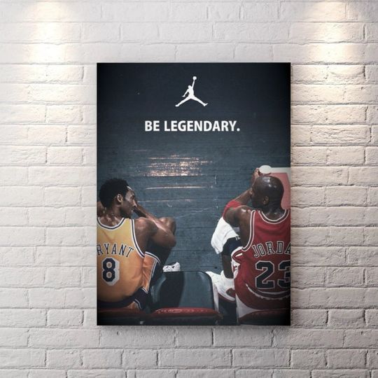Kobe Bryant Michael Jordan Poster