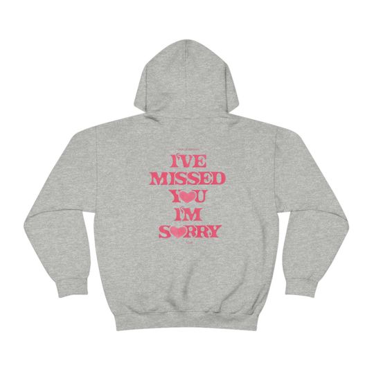 i miss you im sorry two sided gracie abrams hoodie