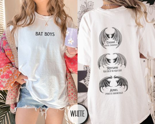 OFFICIALLY LICENSED ACOTAR Bat Boys Shirt, Illyrian Night Court