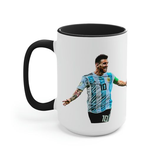 Messi- Argentina - Two-Tone Coffee Mugs