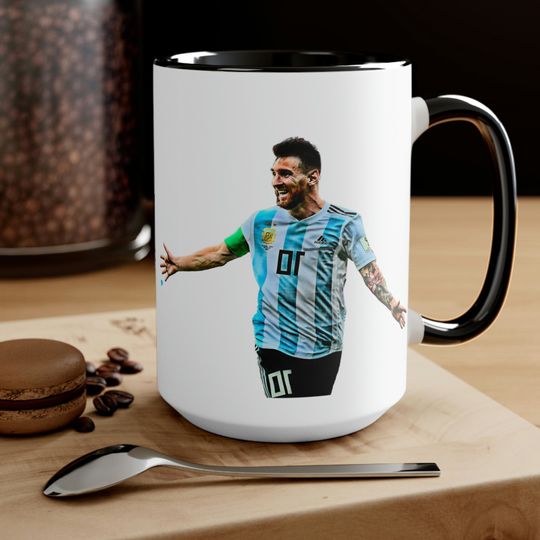 Messi- Argentina - Two-Tone Coffee Mugs