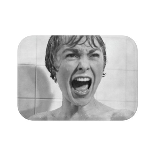 Psycho Bath Mat Horror Movie Decor