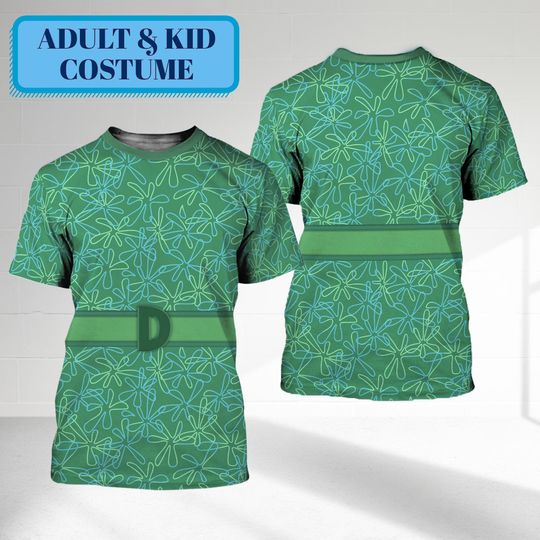 Disgust Inside Out 3D T-Shirt, Inside Out 2 All Over Print Shirt, Disgust Costume T-Shirt