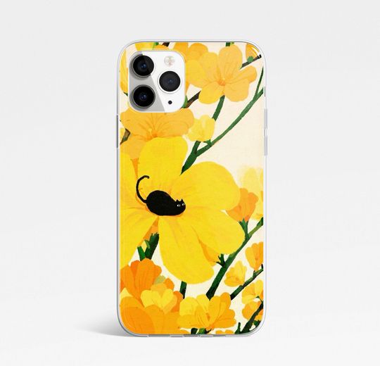 Funny Cat Phone Case Cat Meme Cat lover Cute Cat Art Cover For iPhone 16 Pro, 14, 15, 13, 12, 11, XR Samsung S24, S23, A55, A54, Pixel 8 Pro