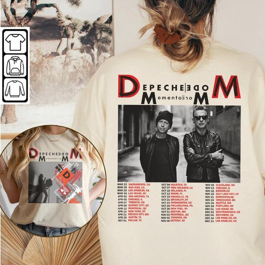 2023 Depeche Mode Memento Mori World Tour T-Shirt