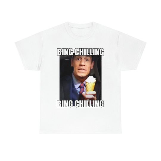 BING CHILLING Meme Ice Cream Jo Cen Unisex T-Shirt