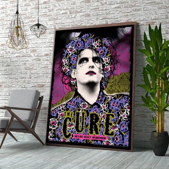 The Cure Dallas May 13, 2023 Poster Tour 2023 Poster
