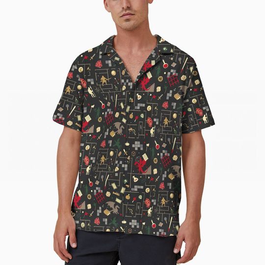 Dungeons and Dragons Vintage Hawaiian Shirt