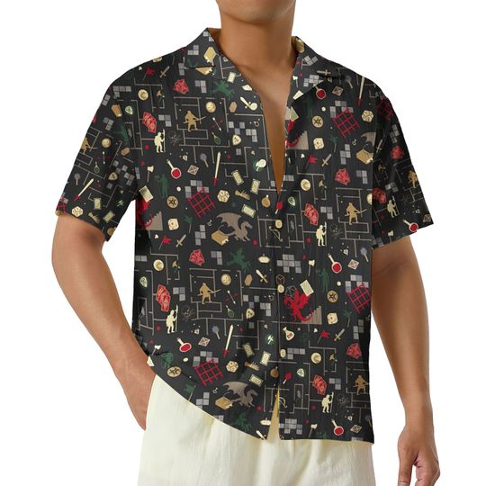 Dungeons and Dragons Vintage Hawaiian Shirt