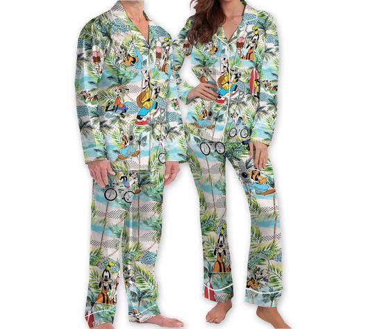 Disney Goofy Pajamas, Disneyland Beach Pajamas, Goofy Max