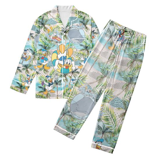 Disneyland Donald Duck Pajamas, Aloha Donald Duck Pajamas Sets