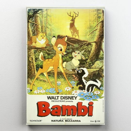 Disney Bambi Movie Poster