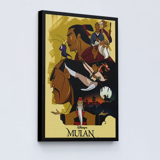 Disney Mulan Poster, Mulan Disney Movie Poster