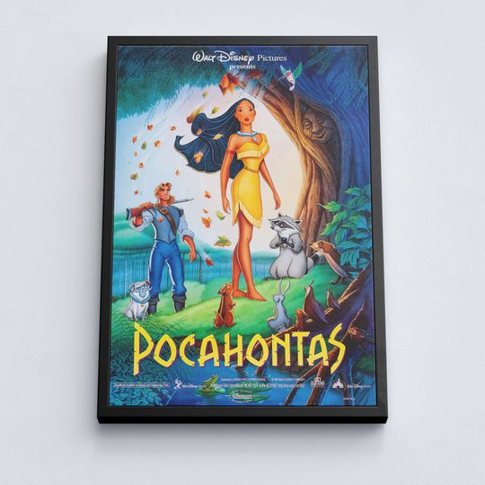 Disney Pocahontas Animated Movie Poster