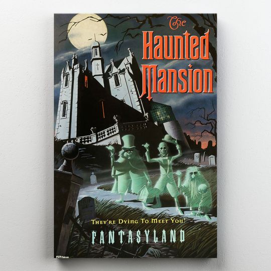 Disney The Haunted Mansion Poster, Disney Magic Kingdom Poster
