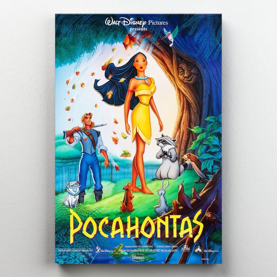 Disney Pocahontas Animated Movie Poster