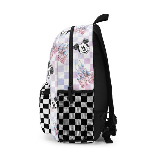 Theme Park Backpack - Checkered Magic Kingdom Mouse Backpack