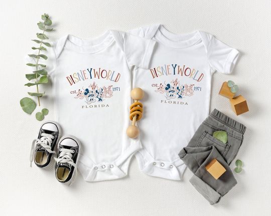Retro Disneyworld Onesie, Florida Toddler Shirt