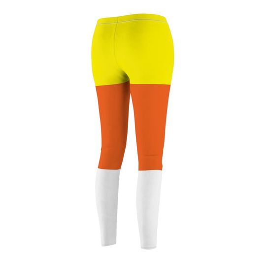 Candy Corn Halloween Themed Women’s Leggings
