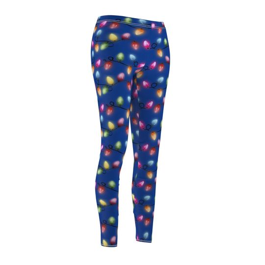 Glowing Christmas String Lights Leggings