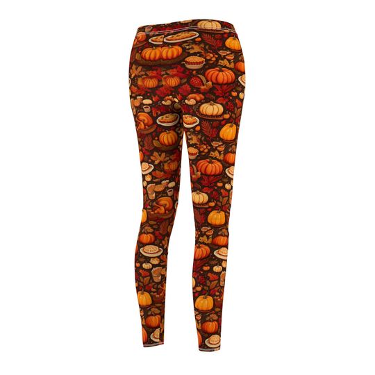 Thanksgiving Fall Harvest Leggings