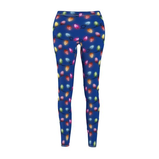 Glowing Christmas String Lights Leggings