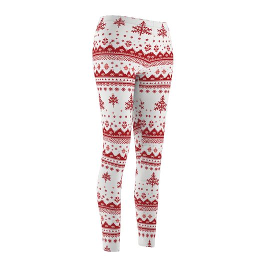 Holiday Sweater Print Leggings – Fun Outfit for Christmas Celebrations