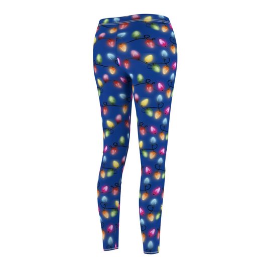 Glowing Christmas String Lights Leggings