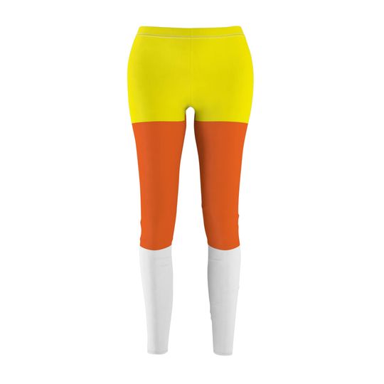 Candy Corn Halloween Themed Women’s Leggings