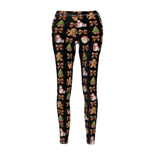Gingerbread Christmas Cookie Leggings