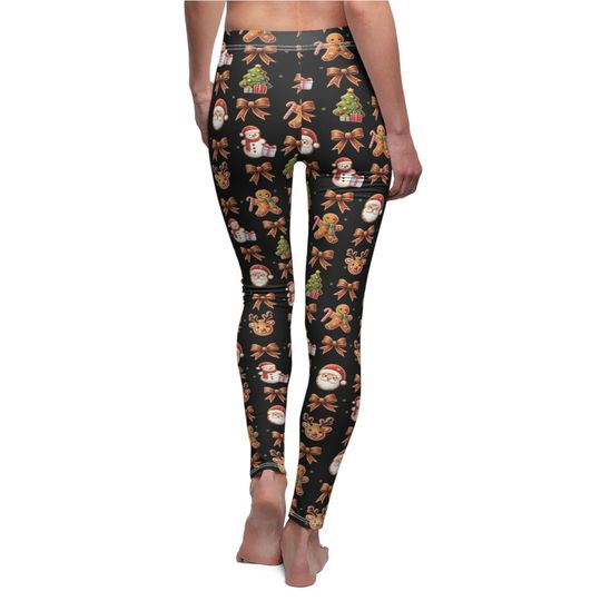 Gingerbread Christmas Cookie Leggings