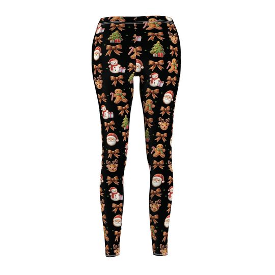 Gingerbread Christmas Cookie Leggings