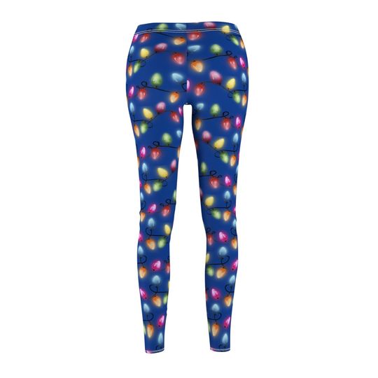 Glowing Christmas String Lights Leggings