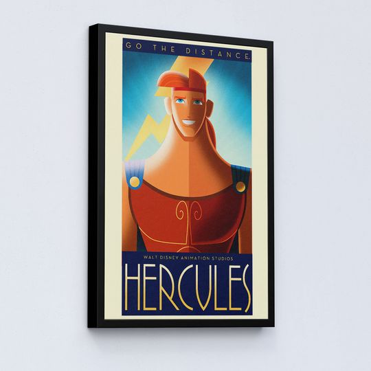 Vintage Disneyland Hercules Attraction Poster