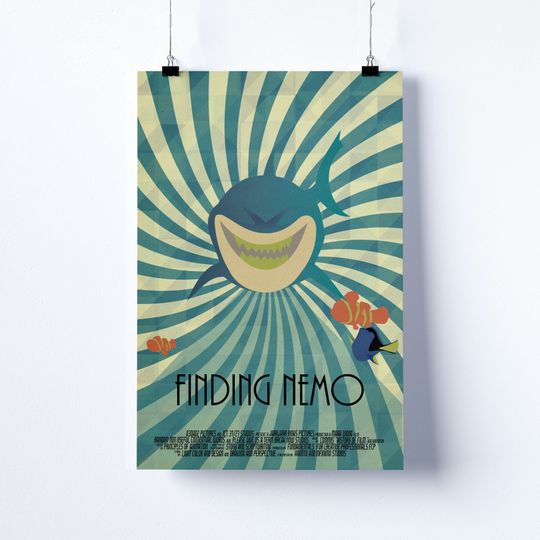 Disney Finding Nemo Animated Premium Matte Vertical Poster