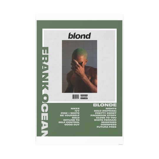 Frank ocean, Blond Poster