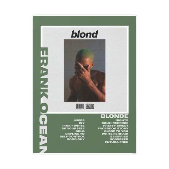 Frank ocean, Blond Poster