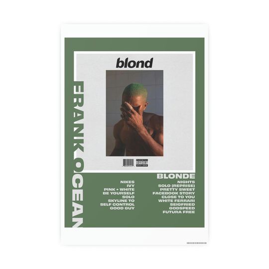 Frank ocean, Blond Poster
