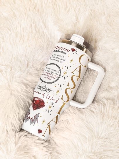 ACOTAR Cassian Thermal Tumbler | 40oz Bookish Romantasy Cup