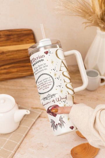 ACOTAR Cassian Thermal Tumbler | 40oz Bookish Romantasy Cup