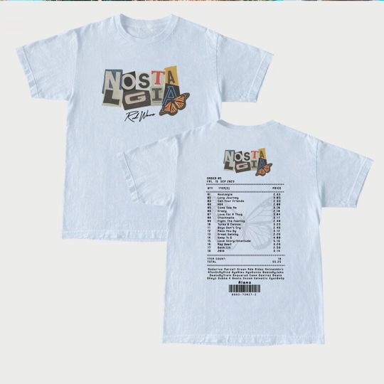 Rod-wave Nostalgia album tracklist Shirt