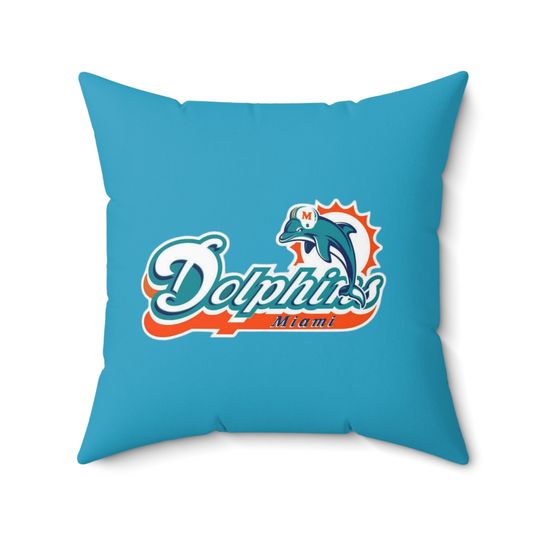 Miami dolphins Throw Pillow