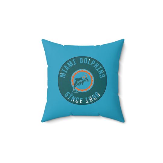 Miami dolphins Throw Pillow